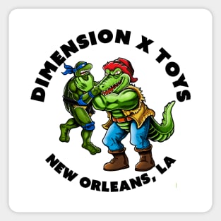 Dimension X Toys Gator Chokehold Shirt Sticker